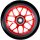 Fantic26 Spy7 Stunt-Scooter Rolle 110mm Abec11 Rot