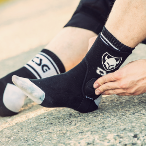 TSG Single Ankle Guard Cam Knöchelschoner BMX Stunt-scooter Skate S/M
