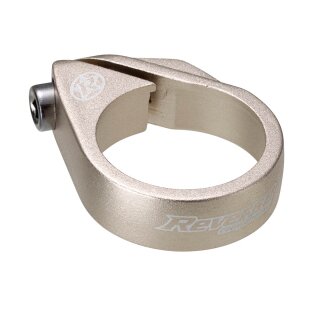 Reverse Alu Sattelstützen Bolt Klemme 34,9mm Sandmetallic