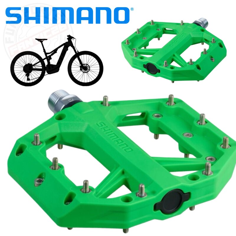 Shimano Fahrrad MTB Trekking Pedale PD-GR400 Grün