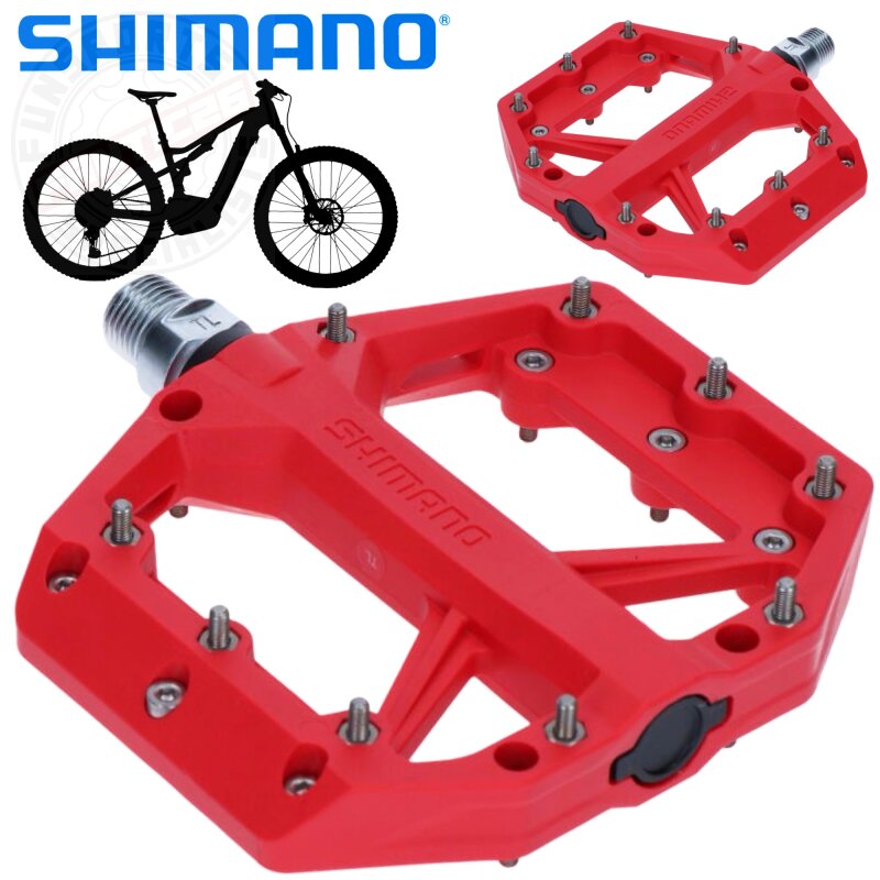 Shimano Fahrrad MTB Trekking Pedale PD-GR400 Rot