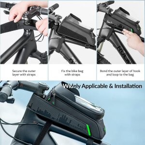 Rockbros Handytasche für 6" Rahmentasche Fahrradtasche Wasserdicht