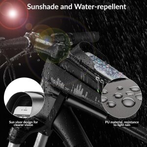 Rockbros Handytasche für 6" Rahmentasche Fahrradtasche Wasserdicht