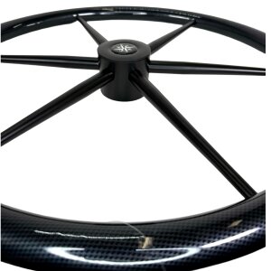 Savoretti Steuerrad Edelstahl Lenkrad Carbon Look Ghost Shadow 60cm