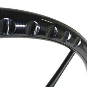 Savoretti Steuerrad Edelstahl Lenkrad Carbon Look Ghost Shadow 60cm