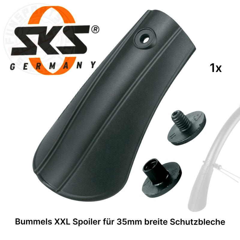 SKS Spoiler lang Fahrrad Spritzschutz Schutzblech Verlängerung 35mm