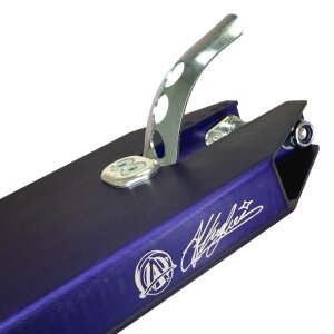 Apex Pro Stunt-Scooter Deck 49cm 5" Wide Lila Sig. Angus Huges V3