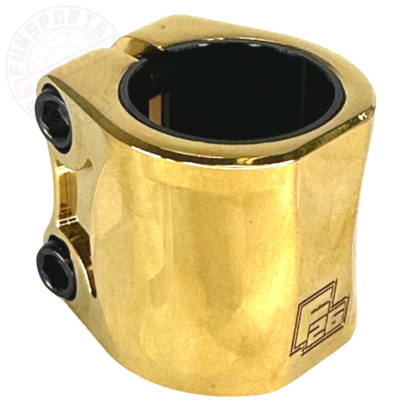 Fantic26 Twinlock Stunt-Scooter Double Clamp 32/35 Goldchrome