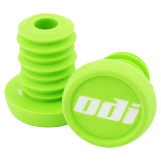 ODI Barends Plugs Stunt-Scooter / BMX Stahl / Titan Lenker Stopfen 1 paar (2St) Grün