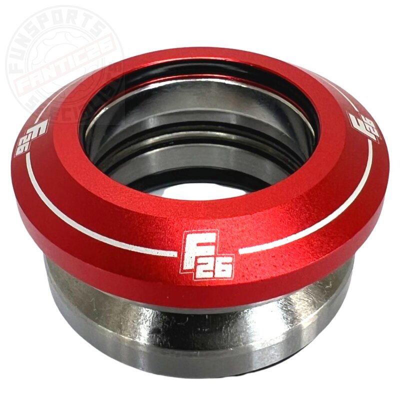 Fantic26 Stunt-Scooter / BMX Full Integrated Headset 1 1/8'' Rot