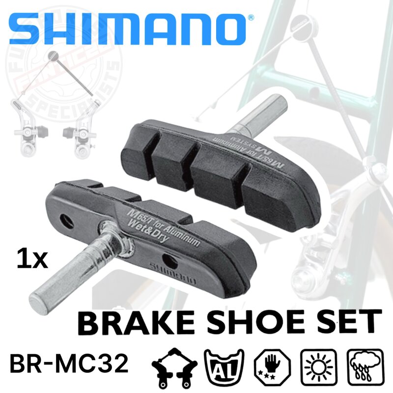 Shimano Bremsschuh für BR-MC32 (M65T) Fahrrad Retro Cantilever Bremsbeläge 1 Paar