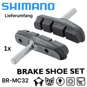 Shimano Bremsschuh für BR-MC32 (M65T) Fahrrad Retro Cantilever Bremsbeläge 1 Paar