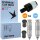 Schwalbe Fahrrad Clik Valve SCV System (DV) Dunlop Set (2St) + Adapter AV