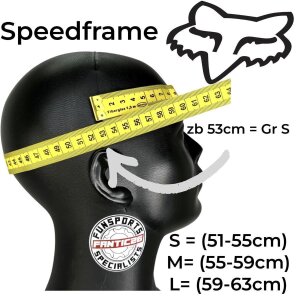 Fox Speedframe RS Fahrradhelm Mips Schwarz Matt