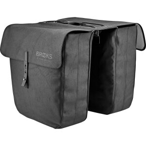 Brooks Doppel Fahrradtasche 30L Wasserabweisend & Robust Schwarz
