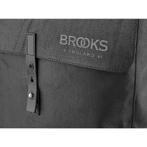 Brooks Doppel Fahrradtasche 30L Wasserabweisend & Robust Schwarz