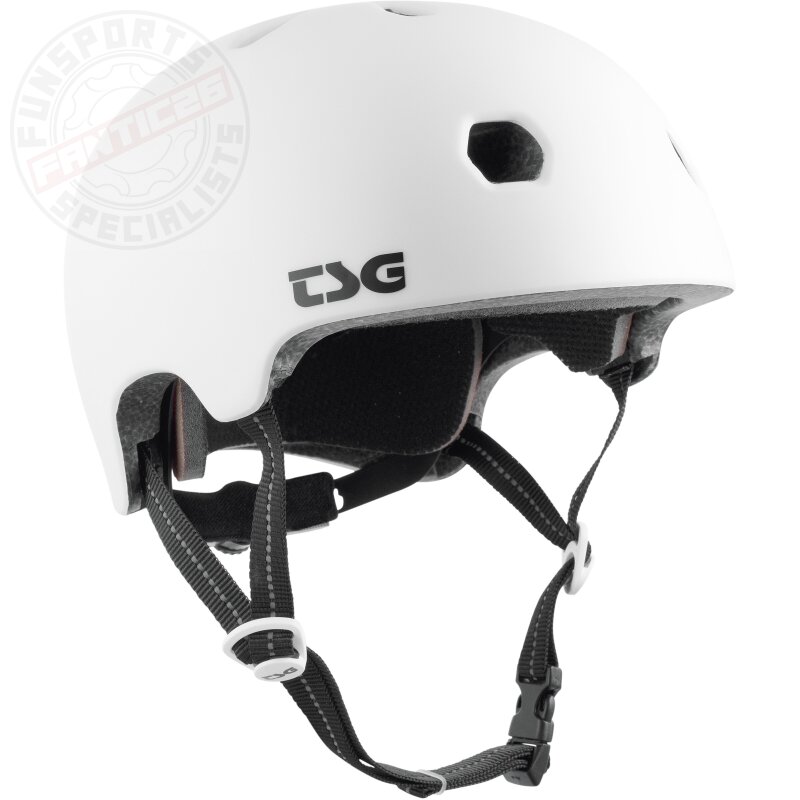 TSG Meta Solid Color Stunt Scooter Skate BMX Helm Weiß L/XL (58-60cm)