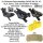 Shimano D03S Resin 4-Kolben Bremsbeläge XT/SLX/Saint/Zee 2 Paar+Block