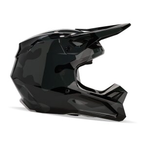 Fox V1 Bnkr Motorrad Motocross Helm Schwarz Camouflage