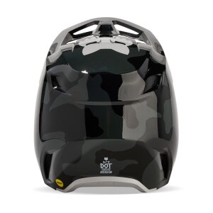 Fox V1 Bnkr Motorrad Motocross Helm Schwarz Camouflage