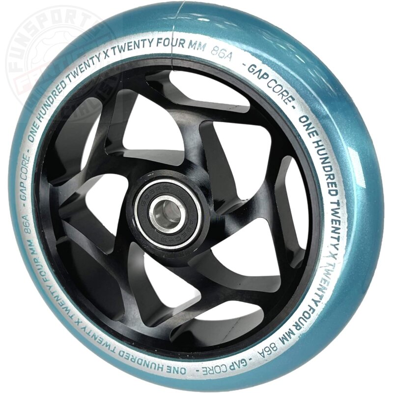 Blunt Gap Core Stunt-Scooter Wheel 120 mm schwarz/PU Teal
