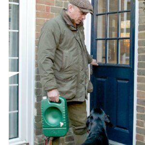 Porta Bowl Hunde Reise Napf Tragbarer Wasserspender Jäger Grün 4 Liter