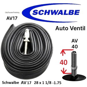 Schwalbe Tour Trekking Fahrrad-Schlauch AV17 28x1...