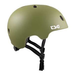 TSG Meta Helm Solid Color Satin matt Olive Grün...