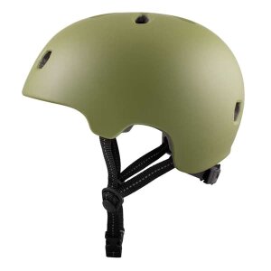 TSG Meta Helm Solid Color Satin matt Olive Grün JXXS/JXS (48-51cm)
