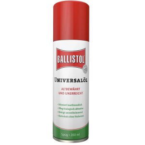 Ballistol Universalöl Spray für Metall, Holz, Leder, Gummi, Kunststoff 200 ml