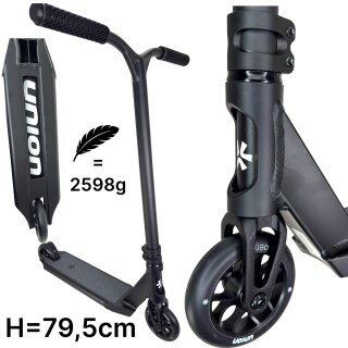 Union Aero S Stunt Scooter H=79,5cm 2,59kg Schwarz