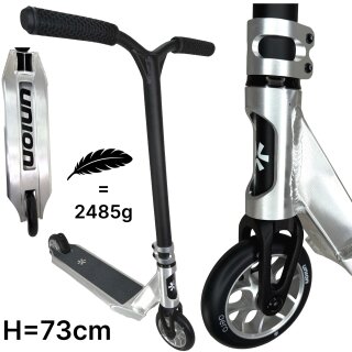 Union Aero XS Stunt Scooter H=73cm 2,48kg Silber
