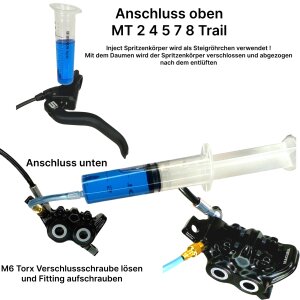 Magura Royal Blood 250ml + F26 Scheibenbremsen Service Entlüftungs Kit