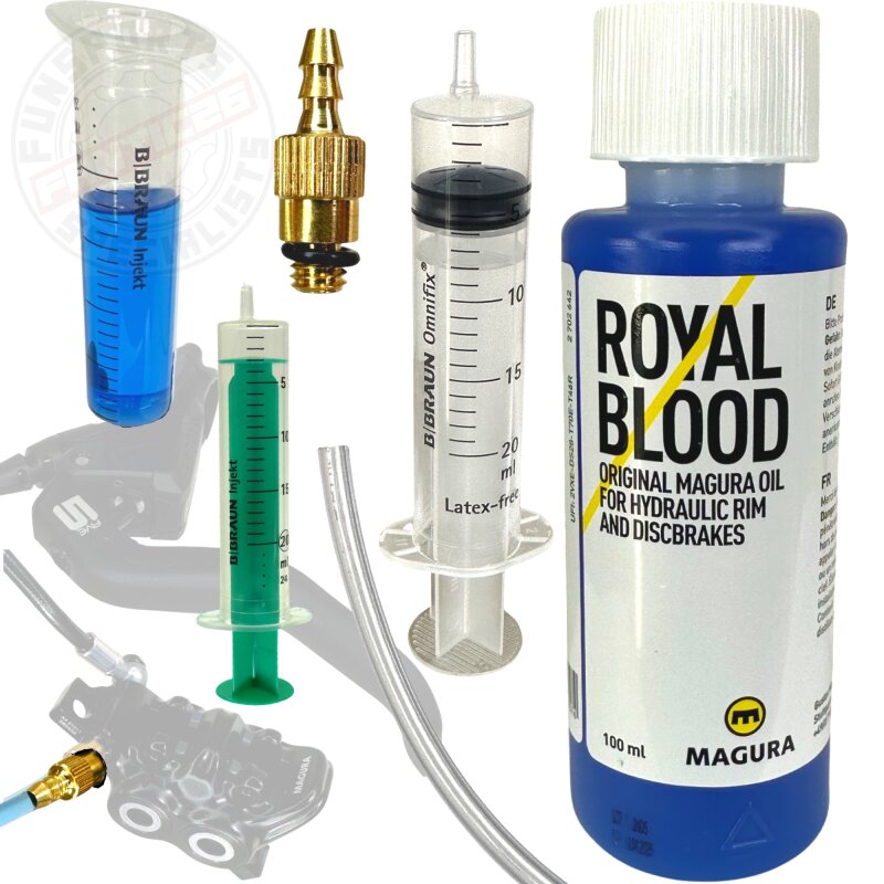 Magura Royal Blood 100ml + F26 Scheibenbremsen Service Entlüftungs Kit