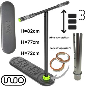 Indo Pro Fusion Vario Trampolin Stunt-Scooter Trick...