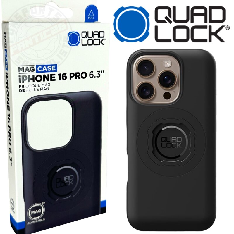 QUAD LOCK MAG Case Handy Schutz Hülle Halter passend für iPhone 16 Pro