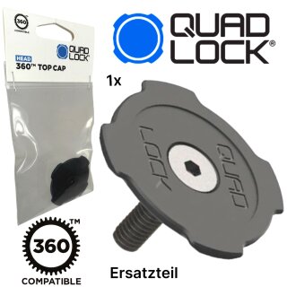 QUAD LOCK 360 Top Cap Verschlusskopf Ersatzteil Halteplatte mit Schraube