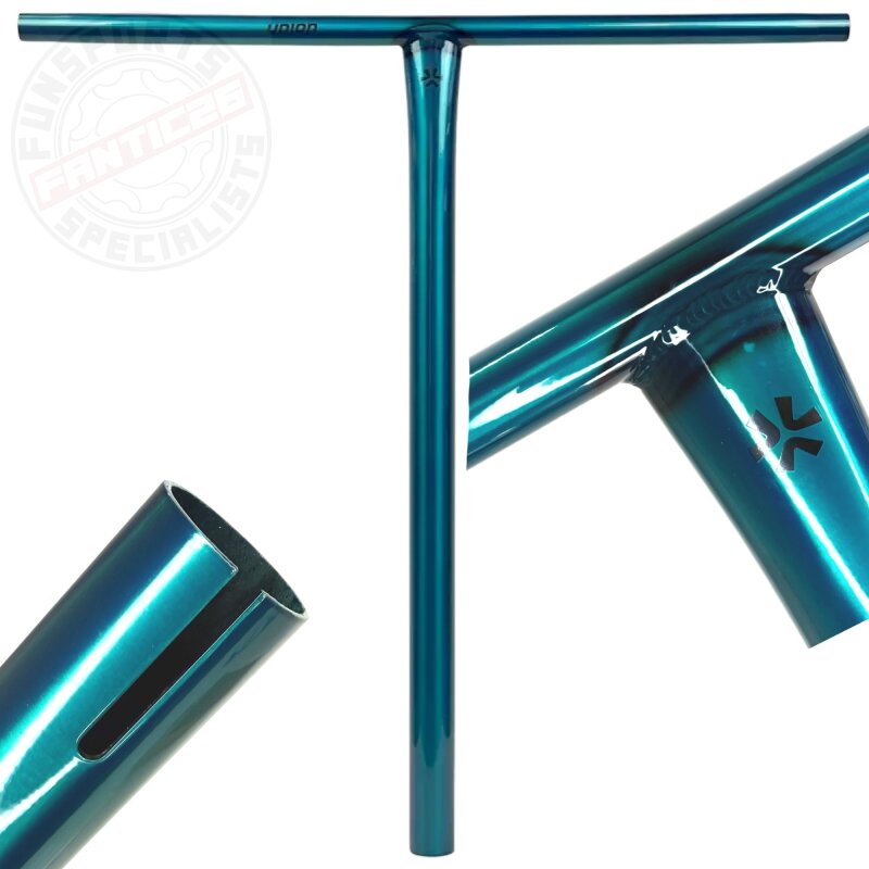 Union Uniq T Bar Stunt-Scooter Lenker HIC Oversized Türkis Poliert 60cm