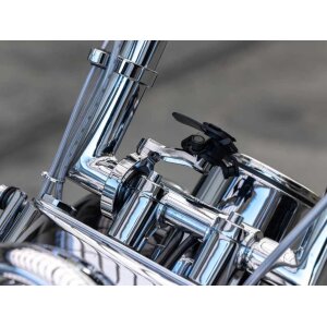 QUAD LOCK Motorrad Pro Lenkerhalterung Handy Smartphone Chrome Groß