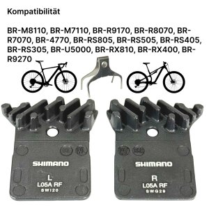 Shimano BP-L05A-RF Resin XT XTR 105 GRX...