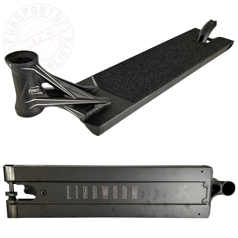 Ethic DTC Lindworm V4 Stunt-Scooter Deck Schwarz 58 x 17cm