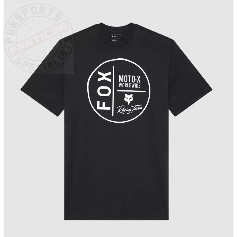 Fox Premium Worldwide T-Shirt Schwarz S