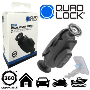QUAD LOCK 360 Arm Dual Pivot Smal (2") Multi Gelenk...