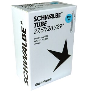 Schwalbe MTB Fahrrad-Schlauch SCV 19 I 27,5" I 28" I 29" 2.4 Clik Valve Ventil 650B 60mm