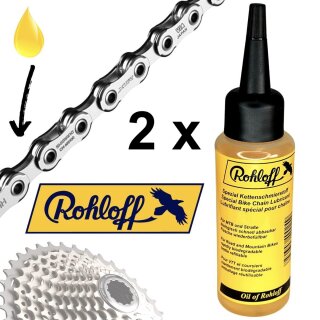 2x Rohloff Spezial Fahrrad Kettenschmierstoff Öl 50ml (Set 2 Stück)