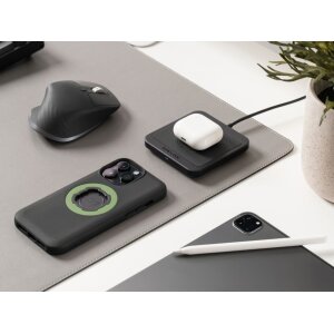 QUAD LOCK MAG Mount Alu Wireless Handy Lade Station Office / Home USB