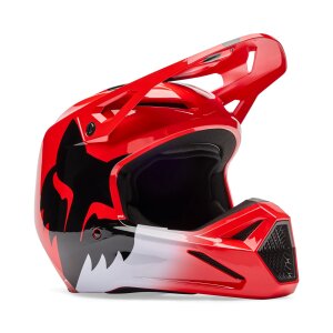 Fox V1 Shield Motorrad Motocross Helm Rot