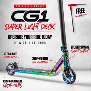 CORE CG1 Stunt-Scooter Park H=81cm Schwarz/Neochrome