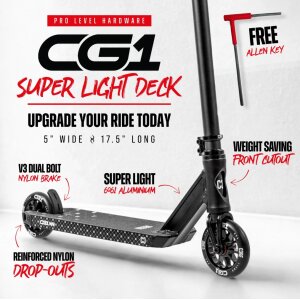 CORE CG1 Mini Stunt-Scooter Park H=77cm Schwarz