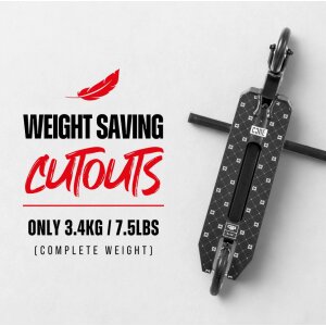 CORE CG1 Mini Stunt-Scooter Park H=77cm Schwarz
